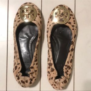 Tory Burch leopard print flats